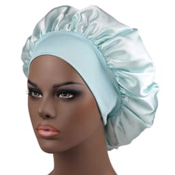 image-Amazon hot selling wide strip wide brim high elastic headband night cap ladies chemotherapy cap hair care cap