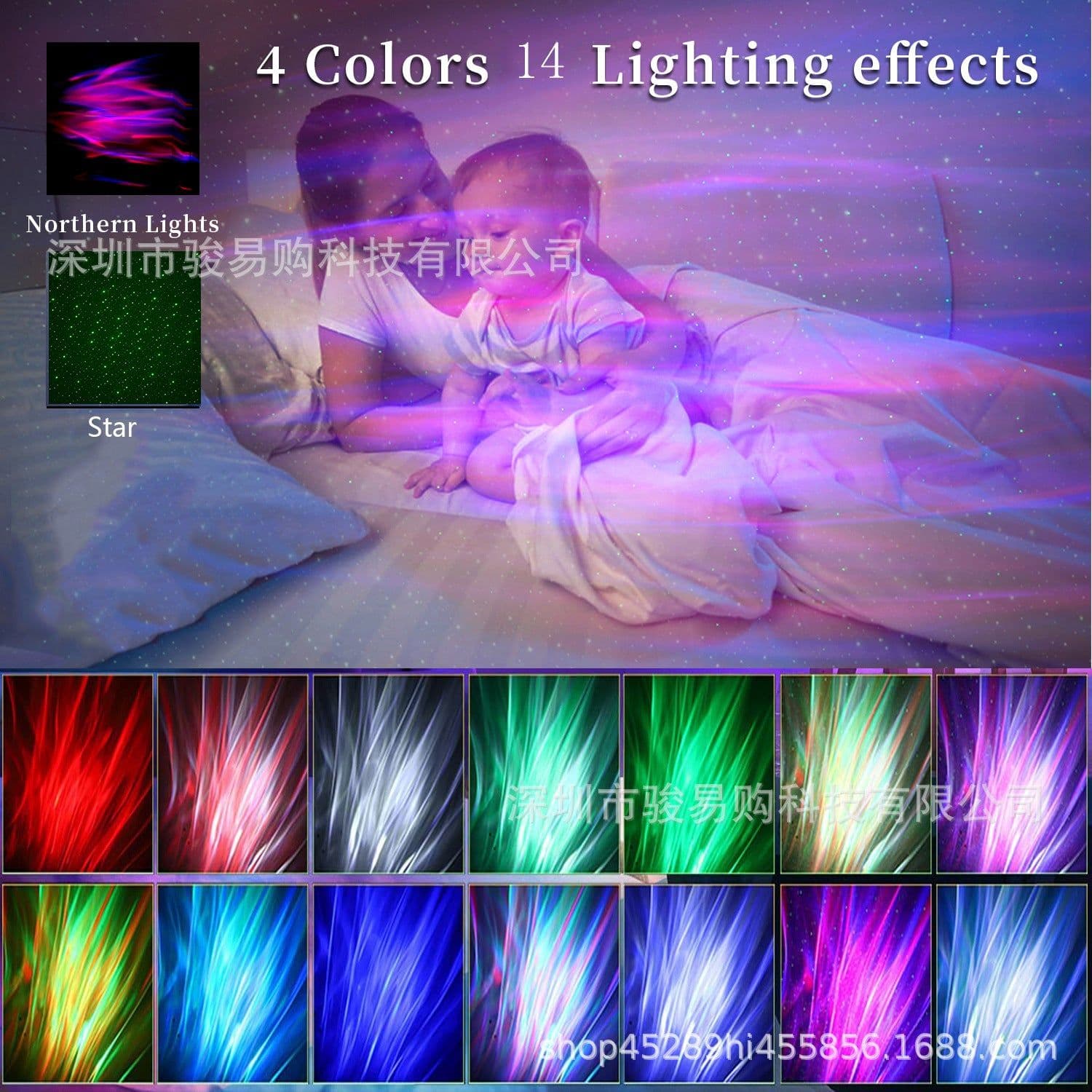 image-Dreamy Night Light Projector - LED USB Bluetooth Audio Starry Sky Lamp