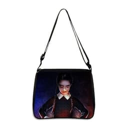 image-Cross-border Adams family Wednesday addams ladies shoulder bag niche armpit bag fashion handbag