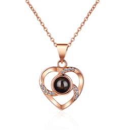 image-925 Sterling Silver Projection Necklace Women