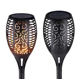 image-Cross-Border Solar Flame Light 12LED Torch Outdoor