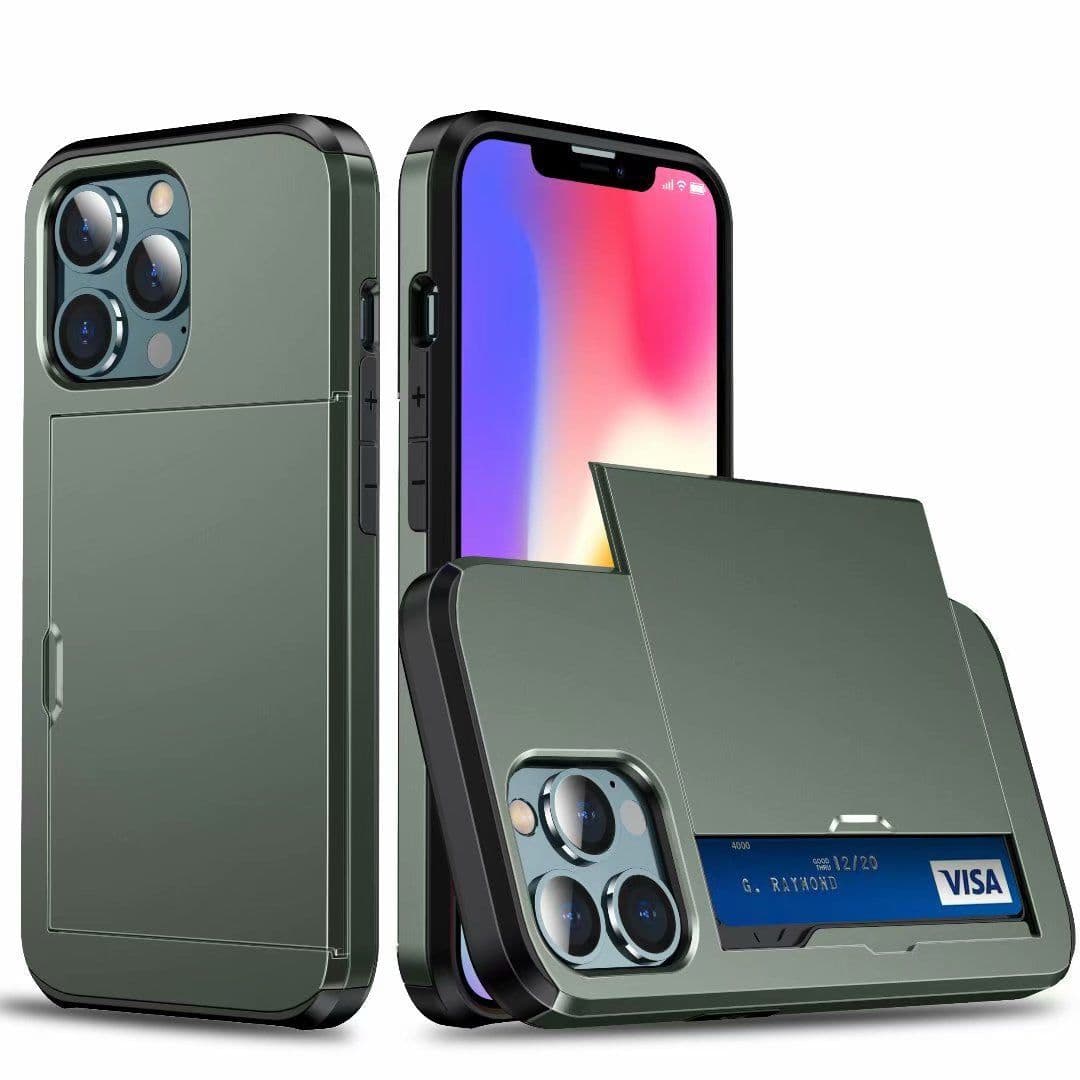 image-HCKX iPhone 14 Pro Max Case - Grass Green Anti-fall 6.7" Protective Cover