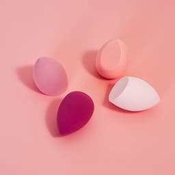 image-Don't eat powder, don't stick powder, beauty makeup egg dry and wet dual-use makeup egg wholesale independent packaging gourd water drop oblique cut powder puff