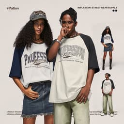 image-INF Men's T-shirt Letter Print White Marble XL
