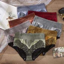 image-Seamless High-Waist Thong - Nylon Graphene Cotton Crotch
