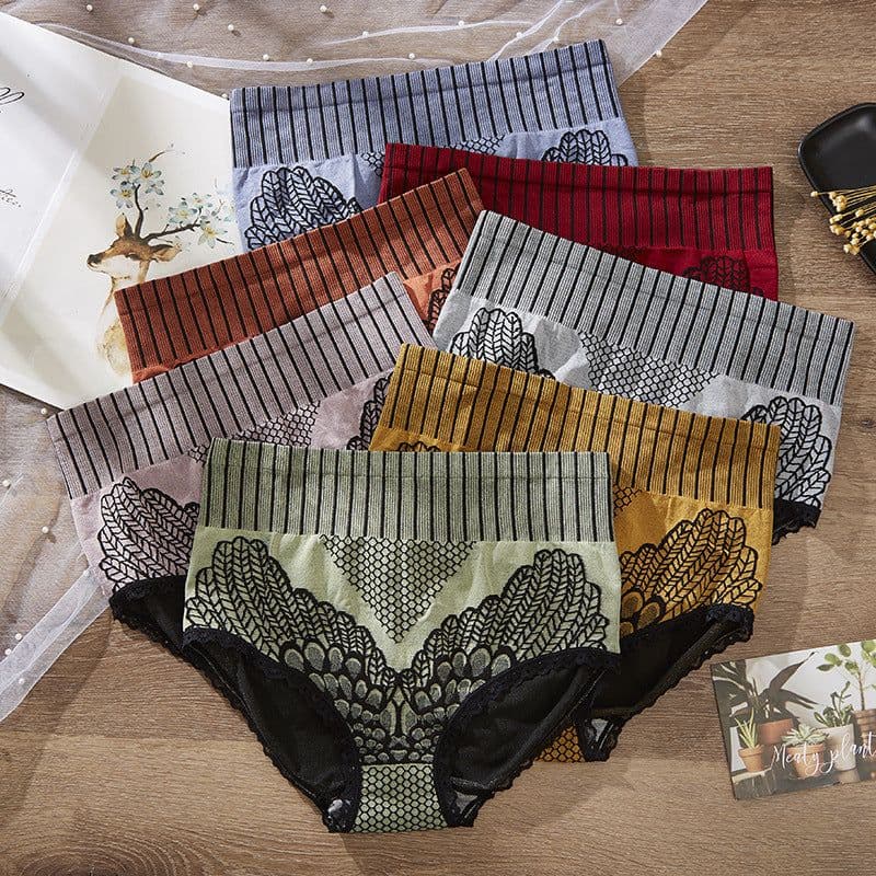 image-Seamless High-Waist Thong - Nylon Graphene Cotton Crotch