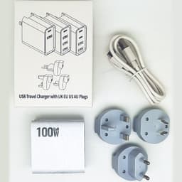 image-GaN 130W Multi-Port USB-C Charger - White