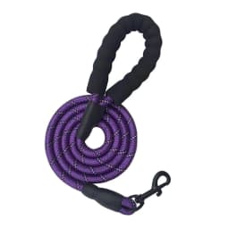 image-Spot cross-border pet leash small, medium and large dogs explosion-proof red dog leash night reflective extended nylon dog chain