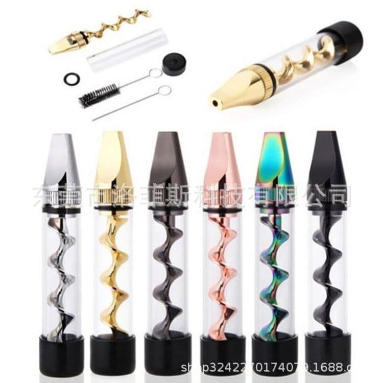 image-Spiral Dry Burning Atomizer 7Pmini2 Gold Metal