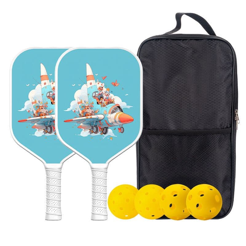 image-Pickleball Racket Set - Carbon Fiber