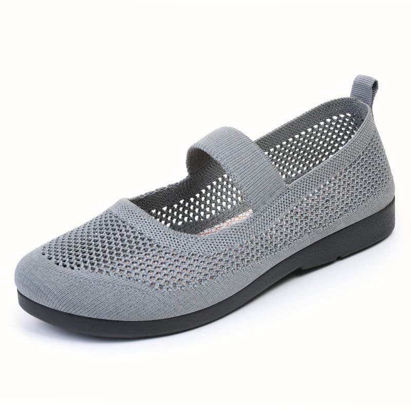 image-European Heron Women's Casual Shoes - Cyan Mesh Low Top