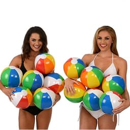 image-Inflatable Beach Ball 37cm PVC 6-Pack