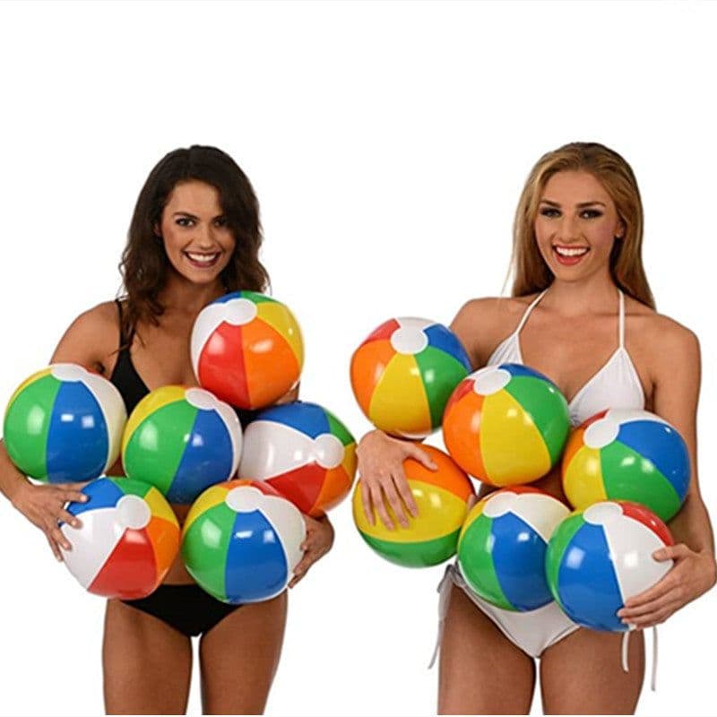 image-Inflatable Beach Ball 37cm PVC 6-Pack