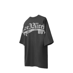 image-Inflation Men's T-Shirt 265g Gothic Letter Dark Grey