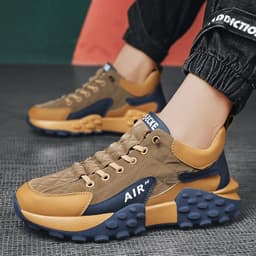 image-Men's Sports Casual Shoes - Black Size 44