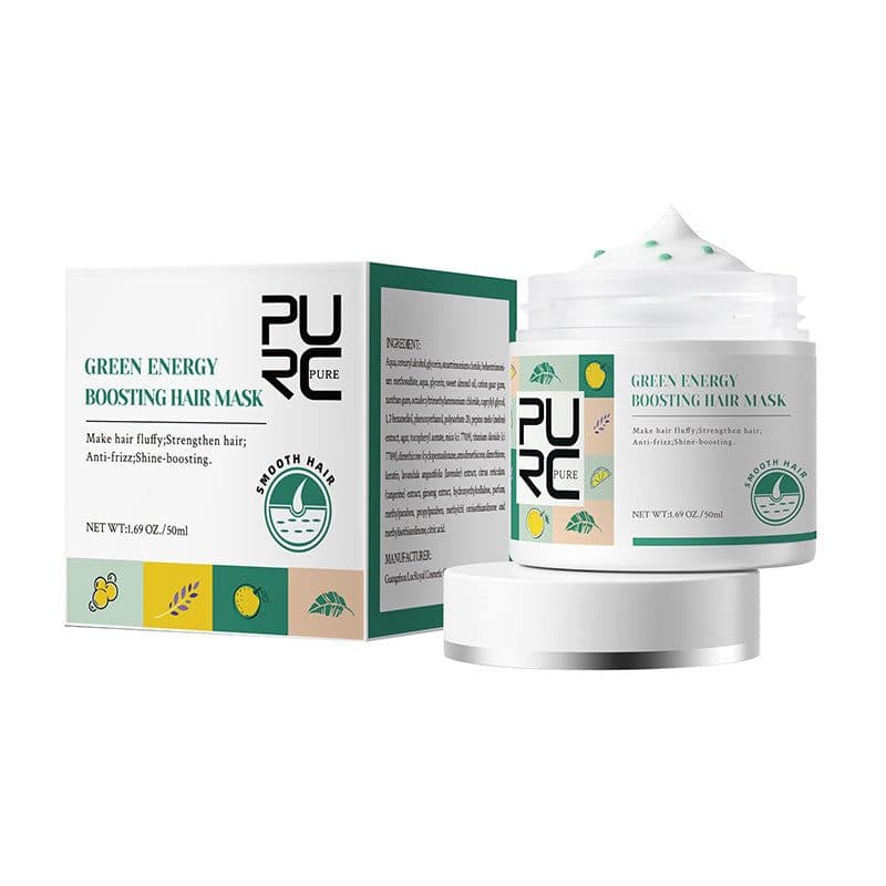 image-PURC Green Bead Hair Mask 50ml - Moisturizing