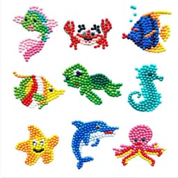 image-Douyin Rabbit Year Puzzle Sticker - DIY Crystal Diamond Fridge Decal - Cartoon Style