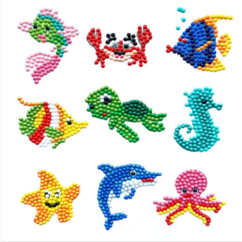image-Douyin Rabbit Year Puzzle Sticker - DIY Crystal Diamond Fridge Decal - Cartoon Style