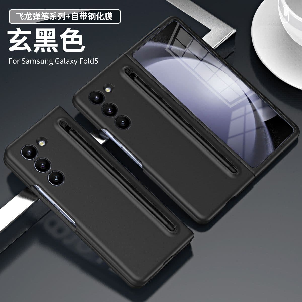 image-OMEVE Samsung Galaxy Z Fold5 Case - Black Pen Slot