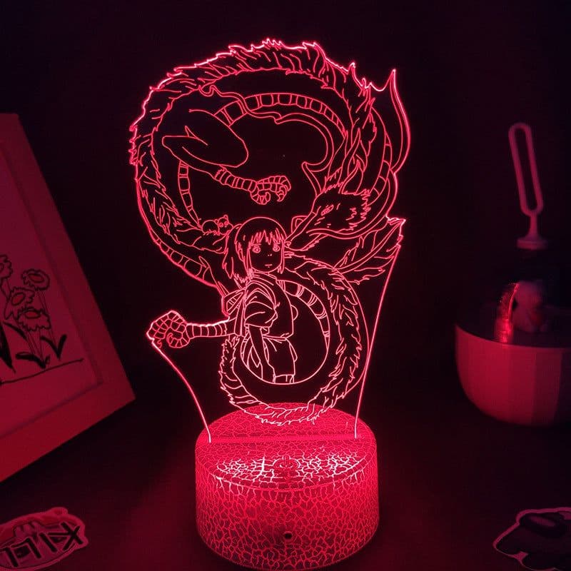 image-3D Night Light USB Touch Remote Control LED Lamp Bedside Gift - Colorful