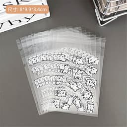 image-Star self-adhesive bag, essential card packaging bag, card holder, gift packaging bag, affordable small card material