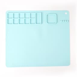 image-Tingfeng Silicone Art Painting Pad Set - Easy Wash Drawing Board with Palette