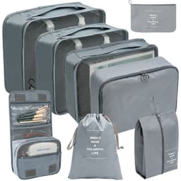 image-Travel Storage Bag Set 7pc Organizer Dark Blue