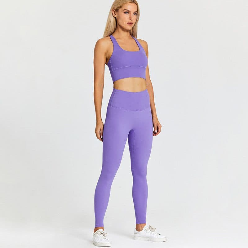 image-European & American Yoga Pants - Breathable & Quick-Drying Tights for Women, Peach
