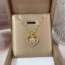 image-Li Ge Titanium Steel Necklace - Geometric Star