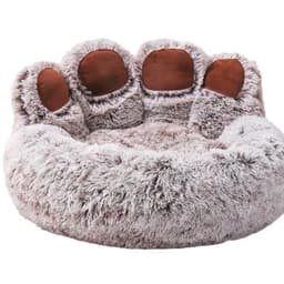 image-Pet Nest, 80cm Cat House, Double Color Powder, Warm for All Seasons