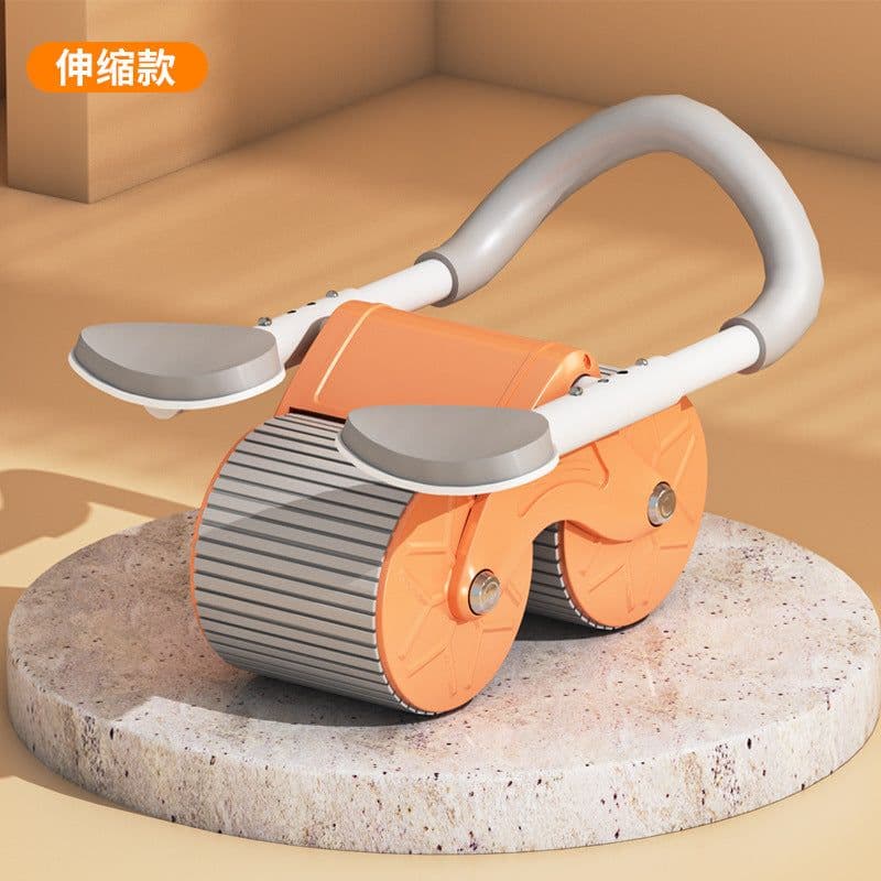 image-Abdominal Wheel Fitness Equipment - Deep Sea Blue, Men and Women