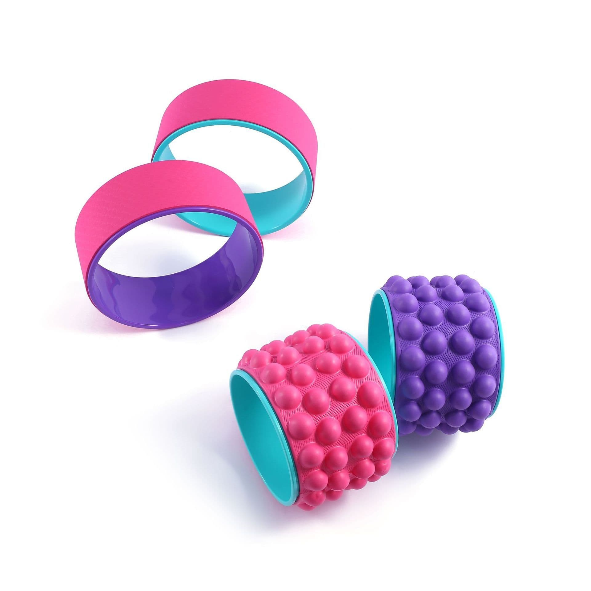 image-Yoga wheel sports auxiliary open back Pilates circle yoga auxiliary fitness supplies household outdoor equipment wholesale