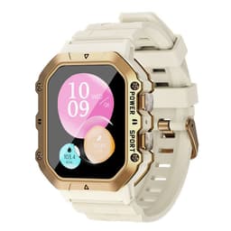 image-New W1 Smart Bracelet Watch - 1.65" Pedometer Heart Rate Monitor, Blood Oxygen, Waterproof, Pink