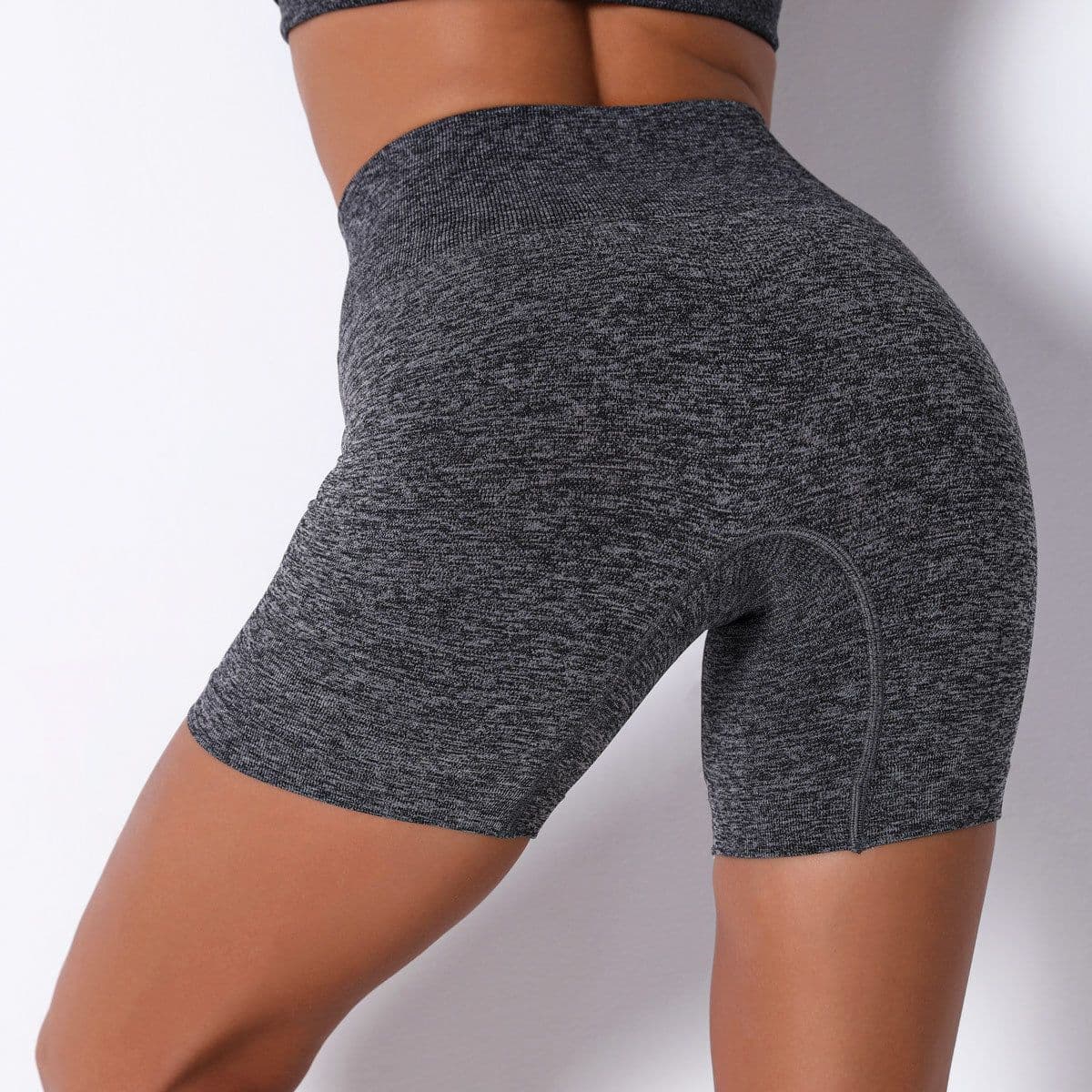 image-Nisha Women's Yoga Suit - Black Leggings Short Sleeve L