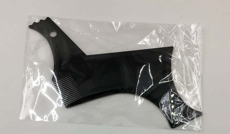 image-Cross-border e-commerce beard and beard styling template beard shaping tool No. 6 Amazon hot style