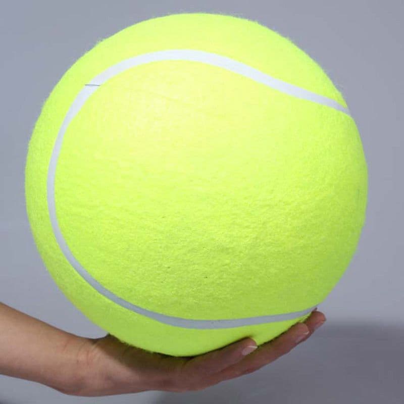 image-LSJ Inflatable Tennis Ball Dog Toy 24cm
