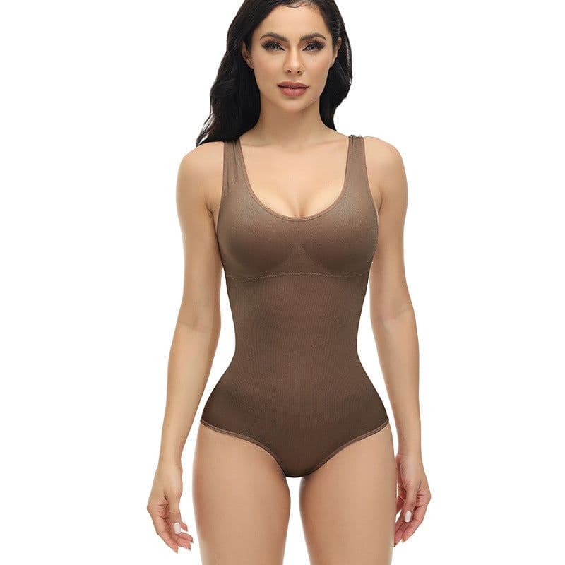image-European and American one-piece corsets to control abdomen, lift buttocks, shape and shape women's postpartum waist underwear, elastic body corset
