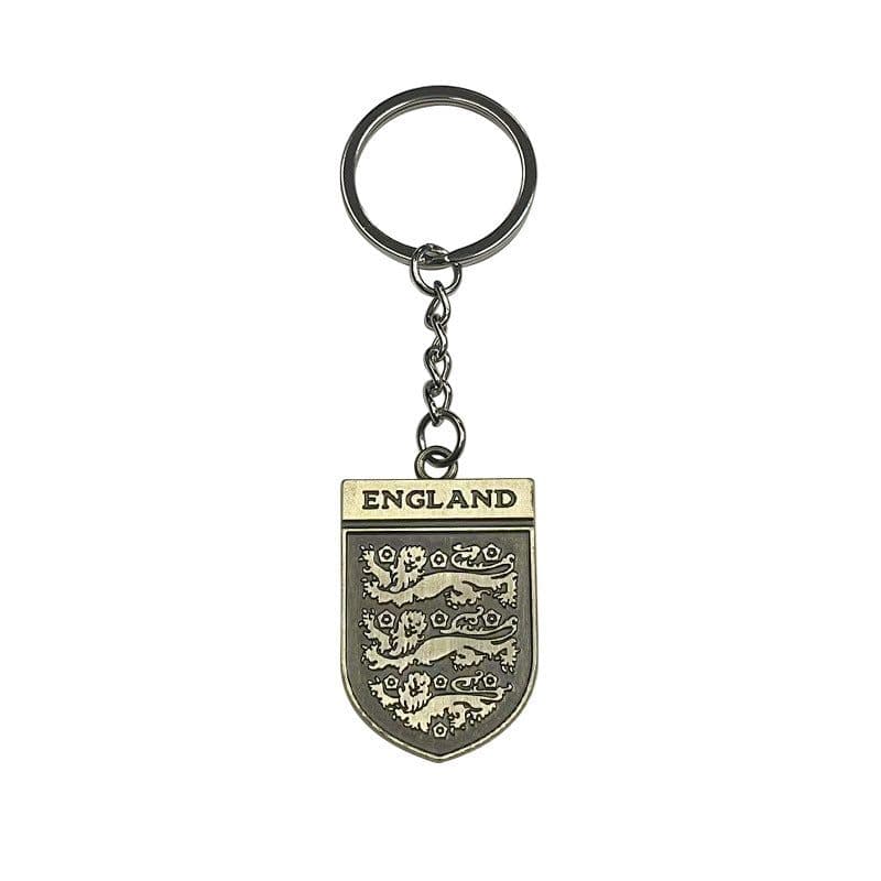 image-Football Team Logo Keychain - Zinc Alloy Metal