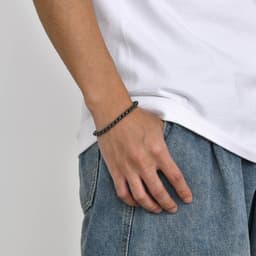 image-Men's Stainless Steel Hip-Hop Chain Bracelet