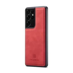 image-Factory direct M2 suitable for Samsung S21 Ultra magnetic suction card phone case S23 Ultra protective leather case