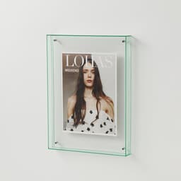 image-Acrylic Photo Frame - Table or Wall Mount