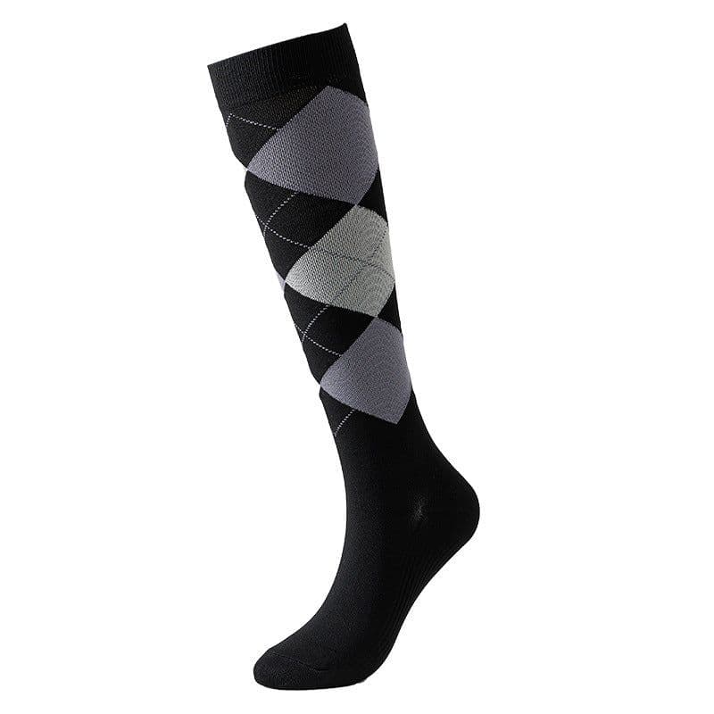 image-Cross-border Nurse Leggings Cute Long Tube Women's Socks Sports Cartoon Plaid Leopard Print Sports Pressure Socks Spot Wholesale
