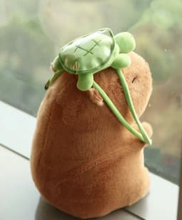 image-Capybara Plush Toy Doll - Cute Gift, Soft & Fluffy, 3C Configuration