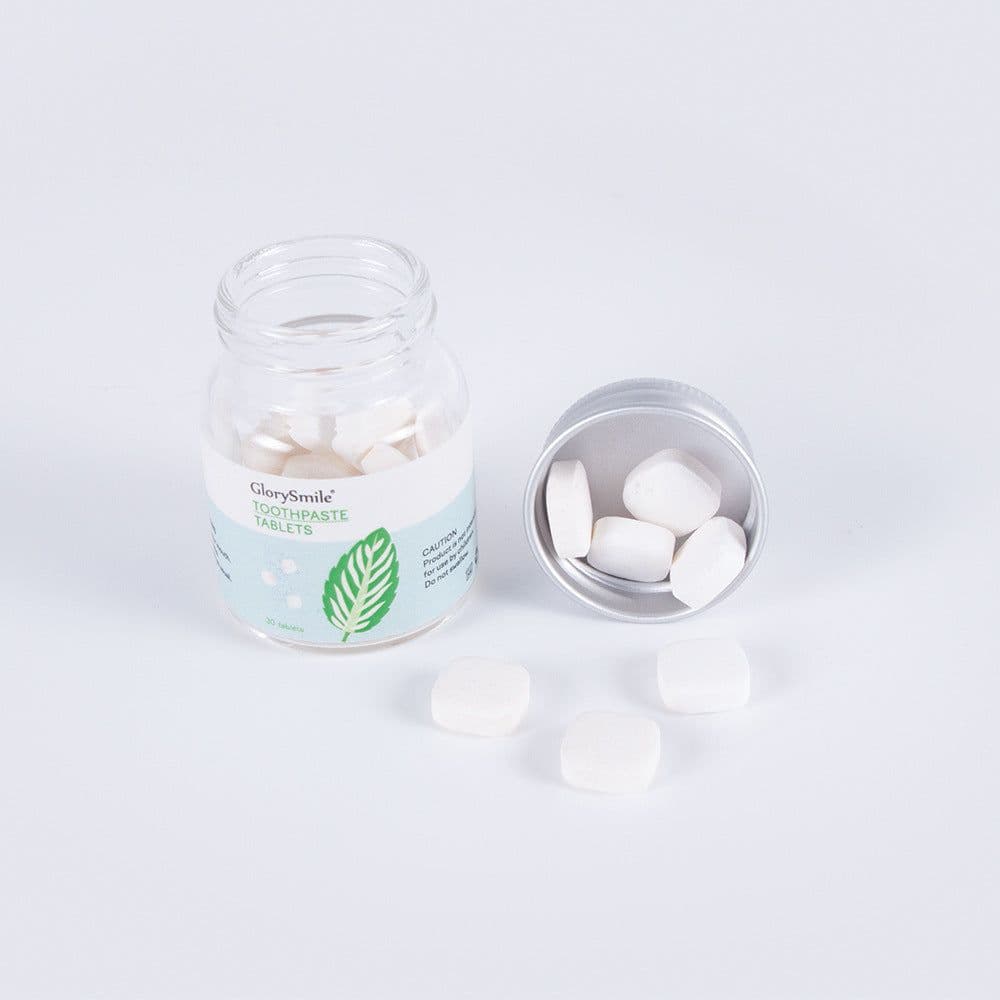 image-Dent Toothpaste Tablets - Whitening Chewable Tooth Cleaning