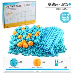 image-Cheng Ke Kids Tent Castle 132PC DIY Beads