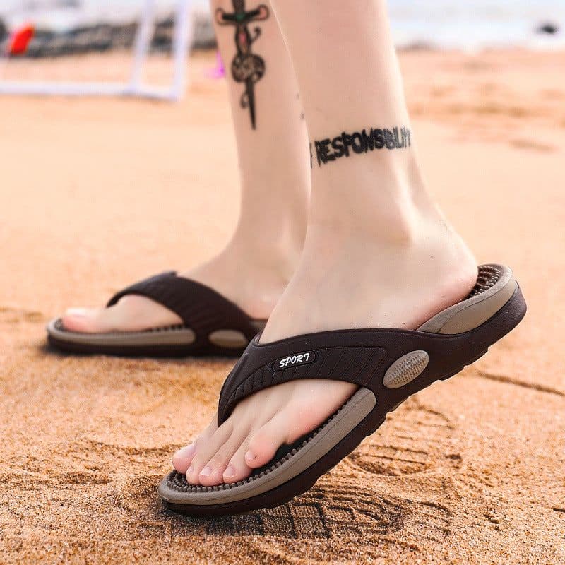 image-Fuji Beach Shoes - Breathable Massage Flip Flops Sandals Light Soft Sandals