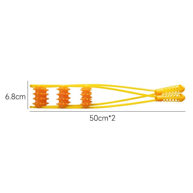 image-Back Shoulder Neck Massager Roller Belt with Leg Massager