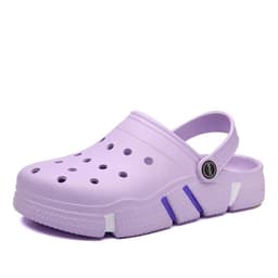 image-Xindixin Hole Shoes Men Sandals Purple 46