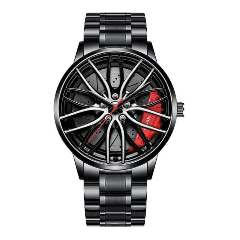 image-Men's Sports Watch - Racing Design 41mm