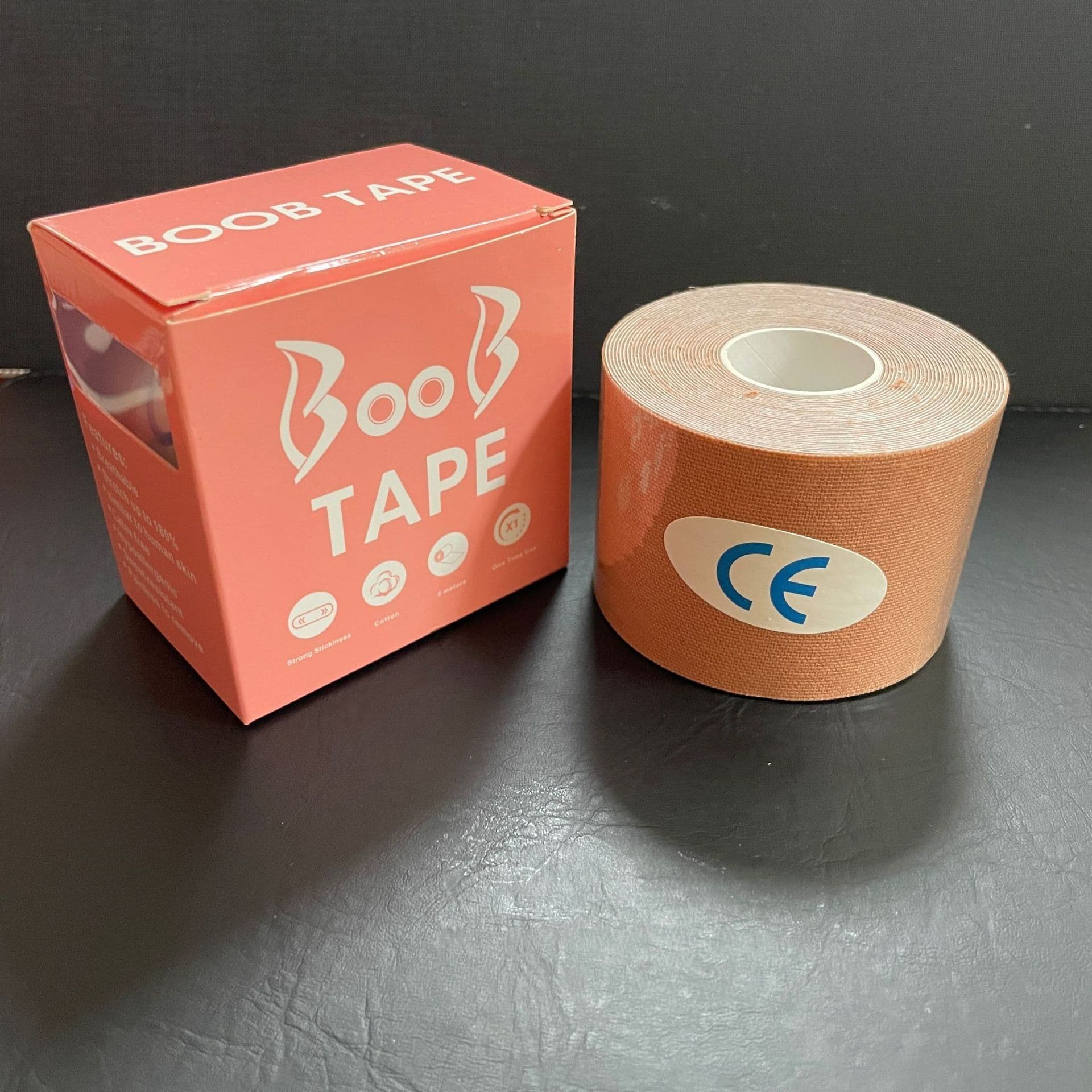 image-Boob Tape 5cm x 25cm Skin Tone Cotton